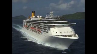 Cruise Ships Sailing Aerial Compilation Caribbean Sea Bahamas Arriving Miami HD Video View and Clips