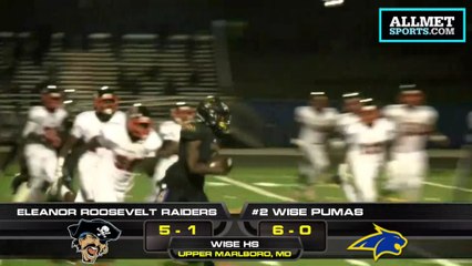 Download Video: Previewing Eleanor Roosevelt at No. 2 Wise football