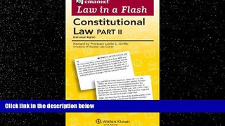 FREE DOWNLOAD  Law in a Flash Cards: Constitutional Law II  BOOK ONLINE