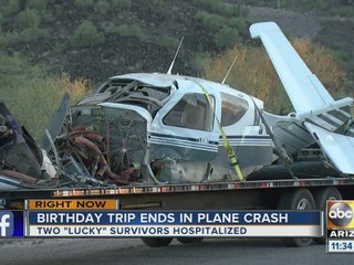 Birthday trip ends in plane crash