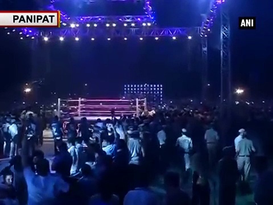 Watch: Khali wins fight against 3 international wrestlers in CWE - ANI News