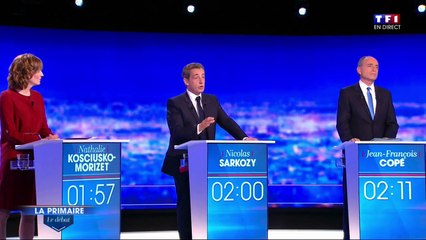 Débat des primaires - Sarkozy : « Je ne serai pas la Martine Aubry de droite »