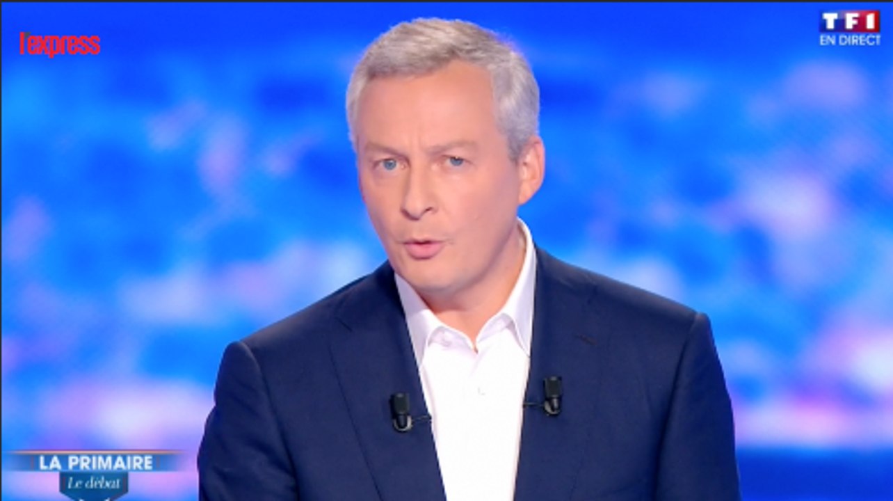 Bruno Le Maire : "Si vous voulez que tout continue comme avant, vous avez tout ce qu'il faut sur le plateau"