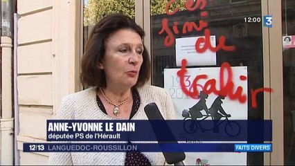 Ma permanence parlementaire saccagée de nuit samedi 8 octobre