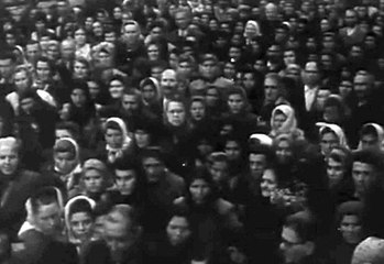 Sf. Parascheva in 1956 - FILM INEDIT cu Patriarhul Justinian