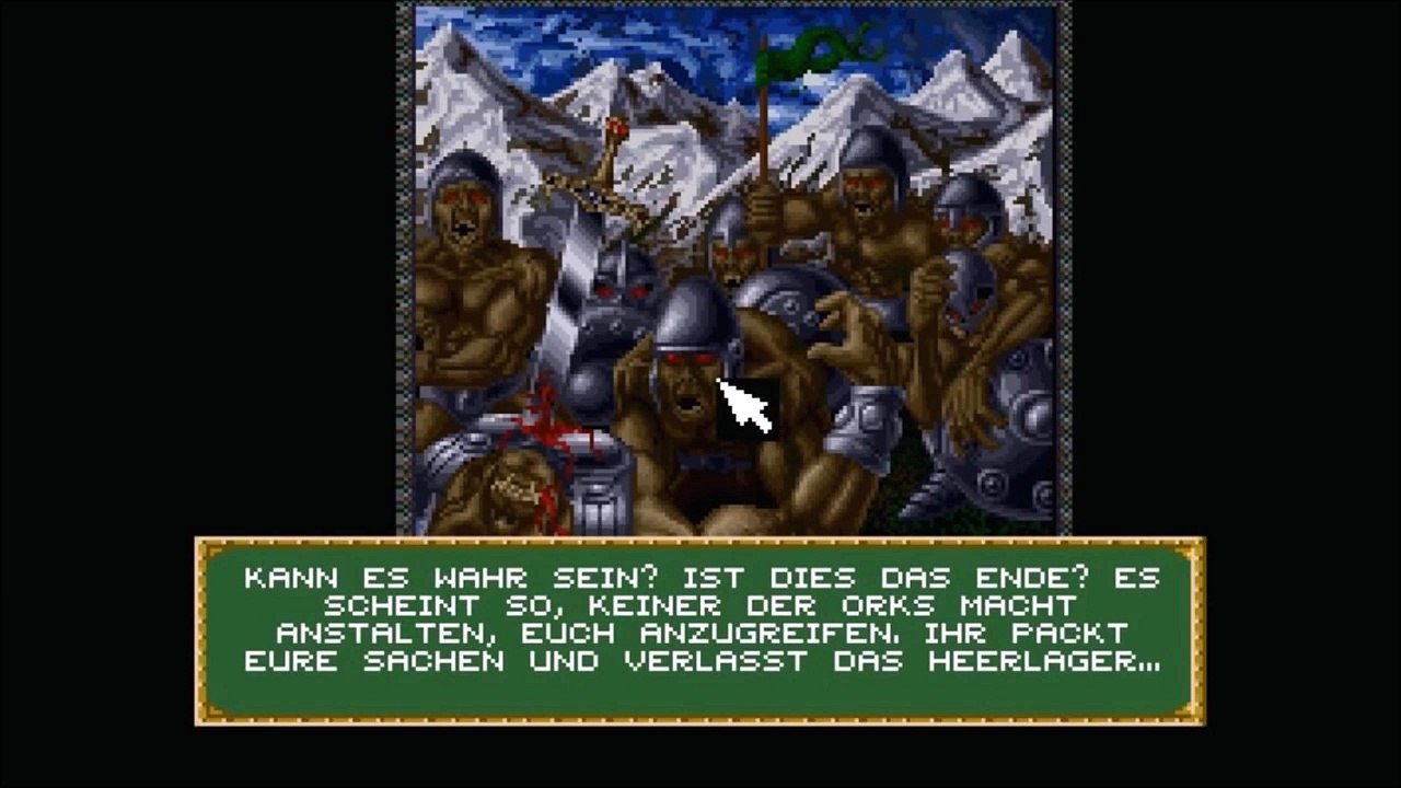 Ende   DSA   Die Schicksalsklinge (Nordlandtrilogie) [1992]   PC   Deutsch