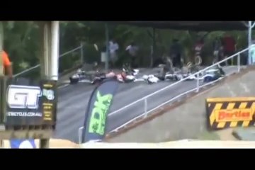 BMX Race Start Epic Fail