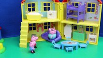 Peppa Pig Disney Mickey Mouse Clubhouse with Minnie Mouse Daddy Pig Zip Line Playground Playset