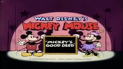 Mickey Mouse and Pluto Cartoons ! MICKEYS GOOD DEED