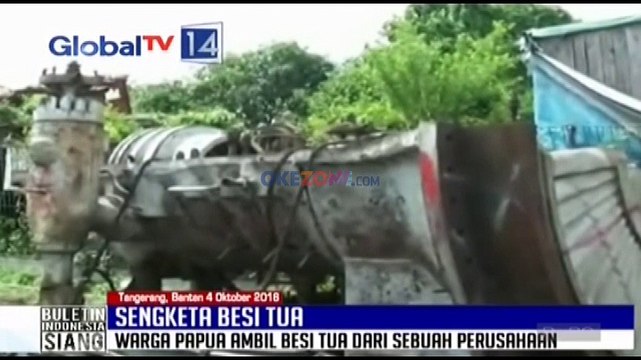 Sengketa Besi Tua, Warga Papua Ambil Besi Tua dari Sebuah Perusahaan Makanan