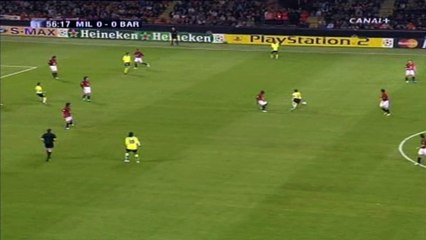 اهداف مباراة برشلونة و ميلان 1-0 نصف نهائي دوري الابطال 2006