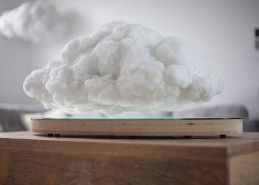 Meet the floating storm cloud that is actually a speaker