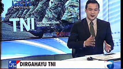 HUT TNI, Veteran Pawai Keliling Kota Naik Jeep