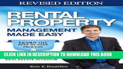 [PDF] Rental Property Management Made Easy- Learn the Step By Step Process Full Online
