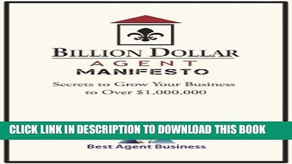 [PDF] Billion Dollar Agent Manifesto Popular Colection