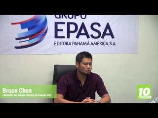 Visita exclusiva de Bruce Chen a Editora Panamá América