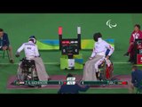 Wheelchair Fencing|TIAN v AL.MADHKHOORI|Men's Individual Épée -A Bronze|Rio 2016 Paralympic Games