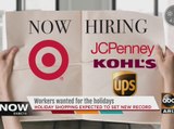 Seasonal workers wanted NOW for the holidays