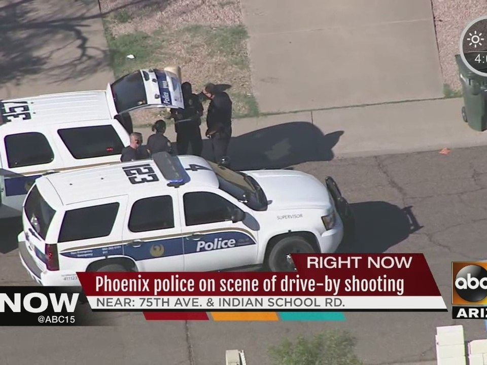 Drive-by shooting near 75th Avenue and Indian School Road