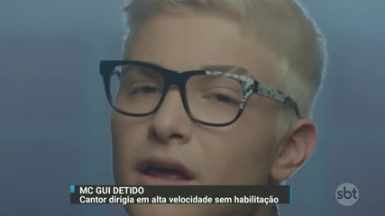 Cantor MC Gui vai parar em delegacia após dirigir sem habilitação