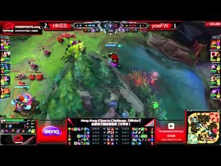Hong Kong ESports Challenge 香港電子競技資格賽 Winter Playoffs Finals 冠軍賽 - yoeFW vs HKESports - Game 4
