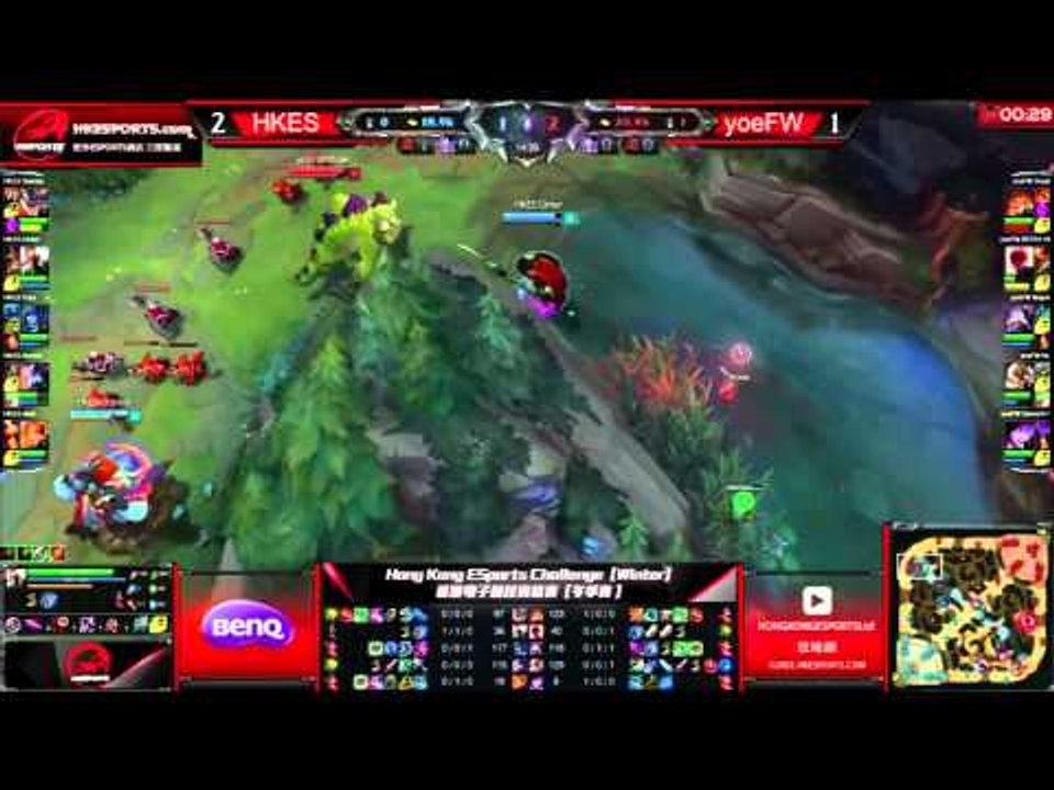 Hong Kong ESports Challenge 香港電子競技資格賽 Winter Playoffs Finals 冠軍賽 - yoeFW vs HKESports - Game 4