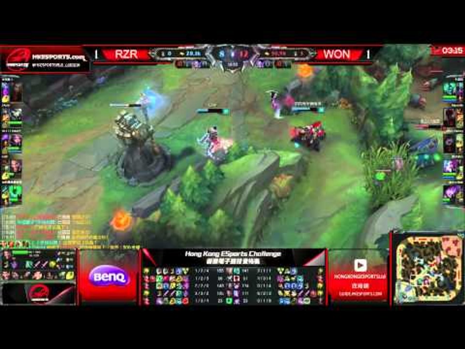 Hong Kong ESports Challenge Summer 香港電子競技夏季資格賽 第一雙週冠軍賽 - RZR VS 不小心就贏了 - Game 3 (國語)