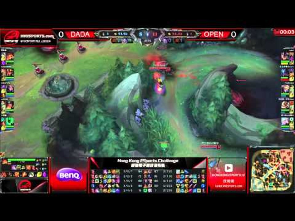 Hong Kong ESports Challenge Summer 香港電子競技夏季資格賽 第一雙週季軍賽 - DaDa VS 別吵架了趕快Open (國語)