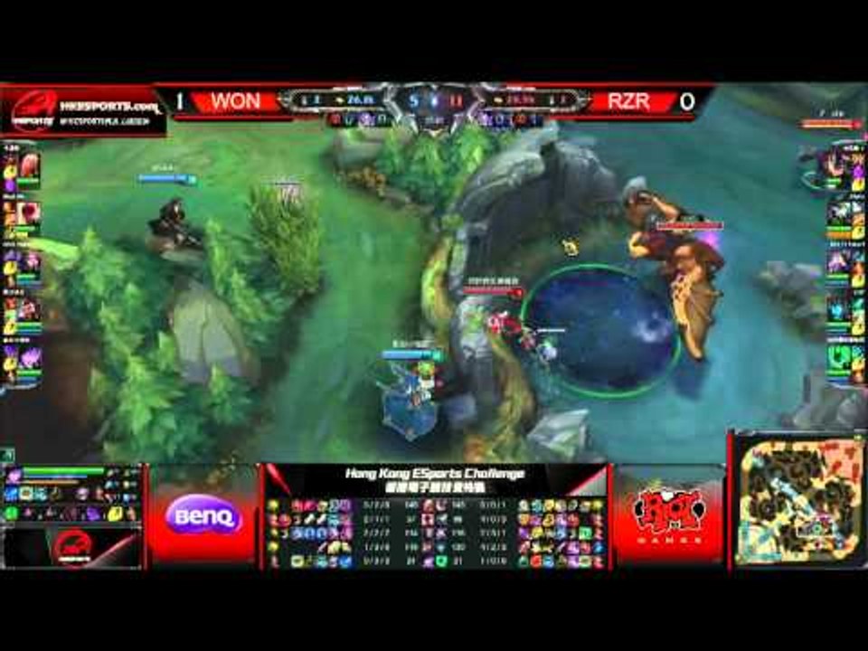 Hong Kong ESports Challenge Summer 香港電子競技夏季資格賽 第一雙週冠軍賽 - RZR VS 不小心就贏了 - Game 2 (粵語)