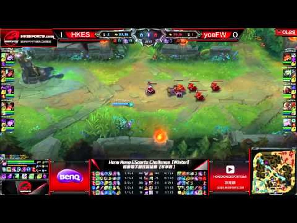 Hong Kong ESports Challenge 香港電子競技資格賽 Winter Playoffs Finals 冠軍賽 - yoeFW vs HKESports - Game 2