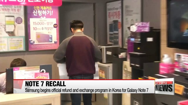 Official recall of Note 7 begins as Samsung braces for losses