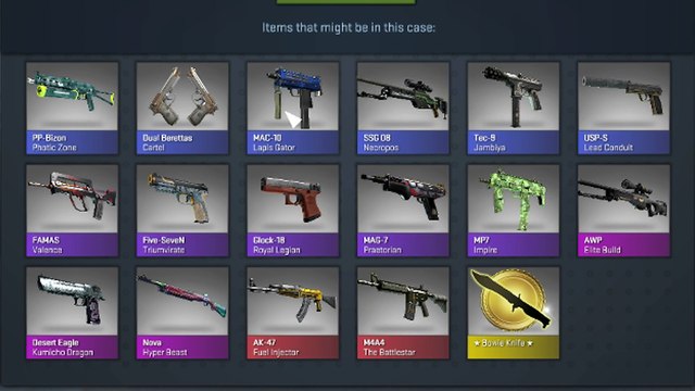 BOWIE KNIFE UNBOXING - CS GO WILDFIRE CASE OPENING!