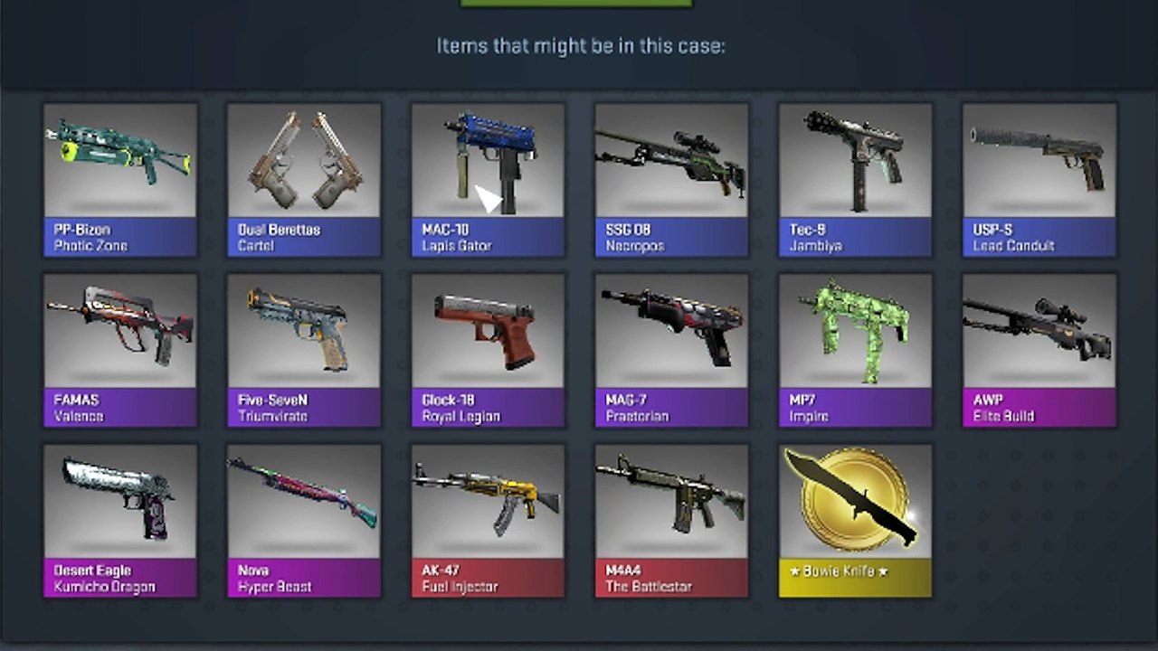 BOWIE KNIFE UNBOXING - CS GO WILDFIRE CASE OPENING!