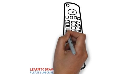 Easy Step For Kids How To Draw a Remote Control