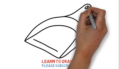 Easy Step For Kids How To Draw a Dust Pan