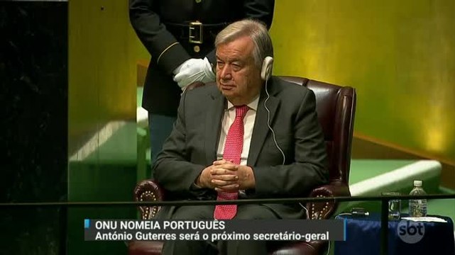 ONU nomeia português António Guterres como secretário-geral