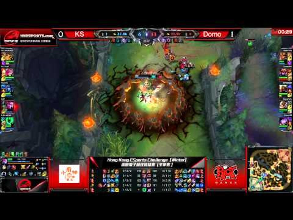 Hong Kong ESports Challenge 香港電子競技資格賽 Winter Playoffs Quarter Finals 8強 - DOMO vs KS - Game 2