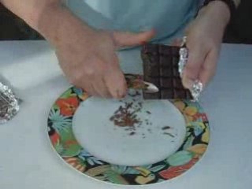 Comment obtenir des copeaux de chocolat