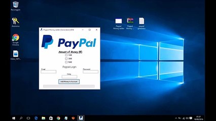 Real Working Paypal Money Adder 2017.