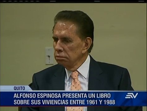 Alfonso Espinosa de los Monteros presenta primer tomo de “Memorias”