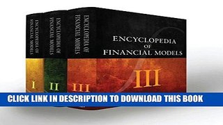 [PDF] Encyclopedia of Financial Models, 3 Volume Set Full Colection