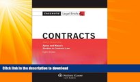 READ BOOK  Casenotes Legal Briefs: Contracts, Keyed to Ayres   Klass, Eighth Edition (Casenote