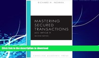 READ  Mastering Secured Transactions (UCC Article 9), Second Edition (Carolina Aademic Press