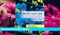 READ BOOK  World Trade Law: Text, Materials and Commentary (Second Edition)  PDF ONLINE
