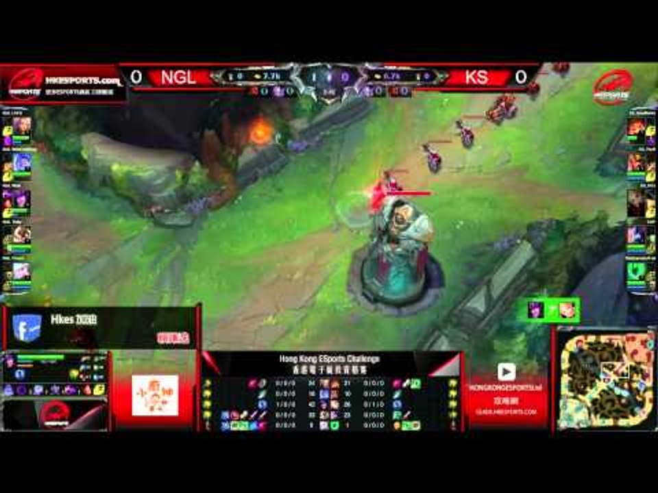Hong Kong ESports Challenge 香港電子競技資格賽 第三雙週季軍賽 N0 Game No L1fe vs KS常規玩玩 - BO1 League of Legends
