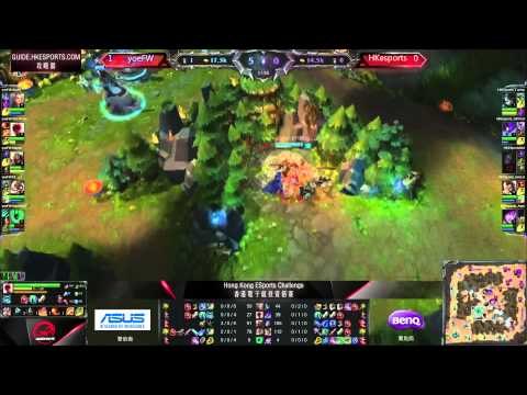 Hong Kong ESports Challenge 香港電子競技資格賽 第一雙週冠軍賽 HKesports vs yoeFW - BO3 League of Legends - 2nd Match