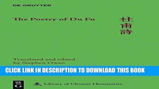 [PDF] The Poetry of Du Fu Full Online