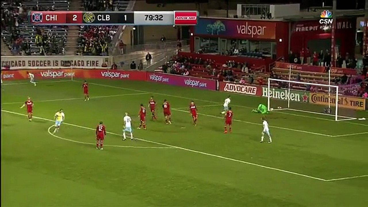 Adam Jahn 2nd Goal - Chicago Fire 2-2 Columbus Crew SC - 14.10.2016 MLS