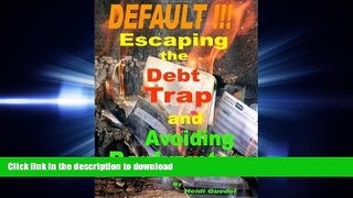 READ THE NEW BOOK DEFAULT !!!  Escaping the Debt Trap and Avoiding Bankruptcy FREE BOOK ONLINE