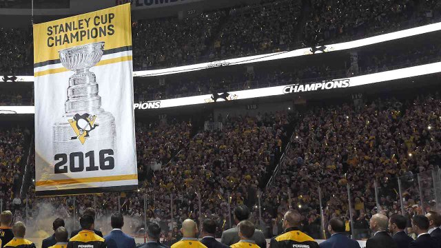 Penguins Raise Banner, Survive Capitals